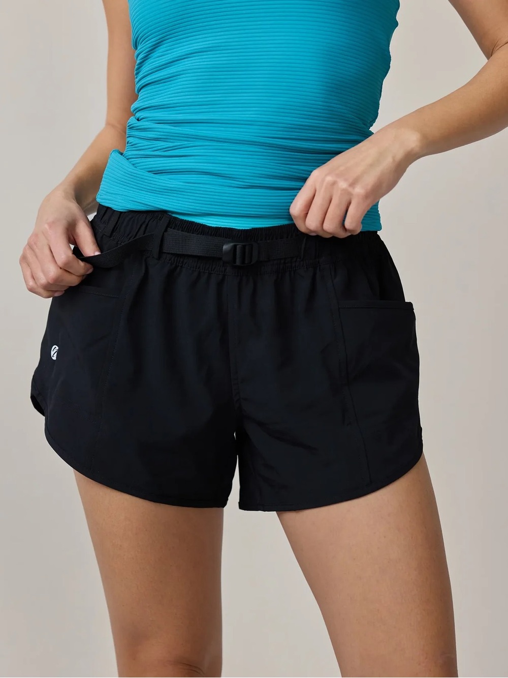 Nani Black Hybrid Explorer Short Size Large